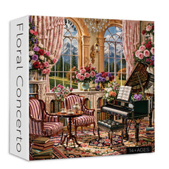 Floral Concerto Jigsaw Puzzle 1000 Piece