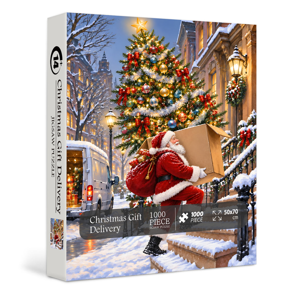 ️Christmas Gift Delivery Jigsaw Puzzle 1000 Pieces