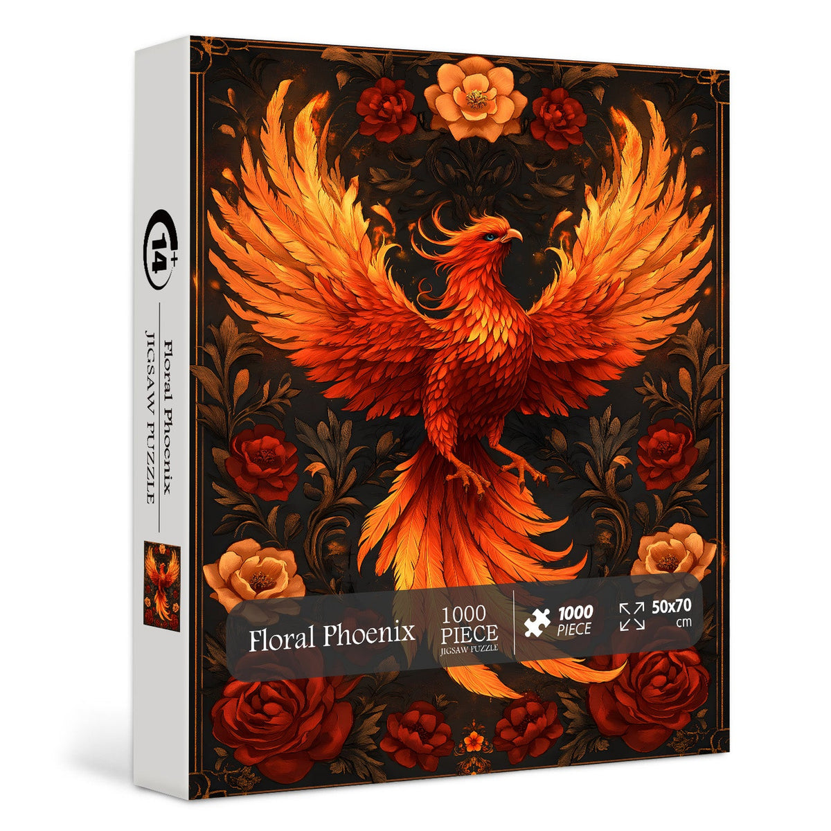 Floral Phoenix Jigsaw Puzzle 1000 Pieces