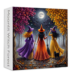 Moonlit Witch Forest Jigsaw Puzzle 1000 Piece