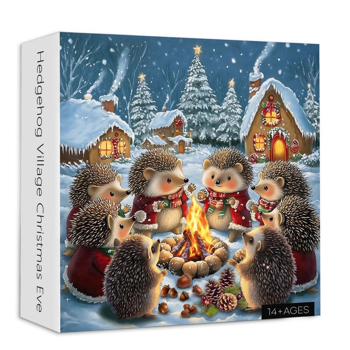 Hedgehog Village Christmas Eve Jigsaw Puzzle 1000 Pieces