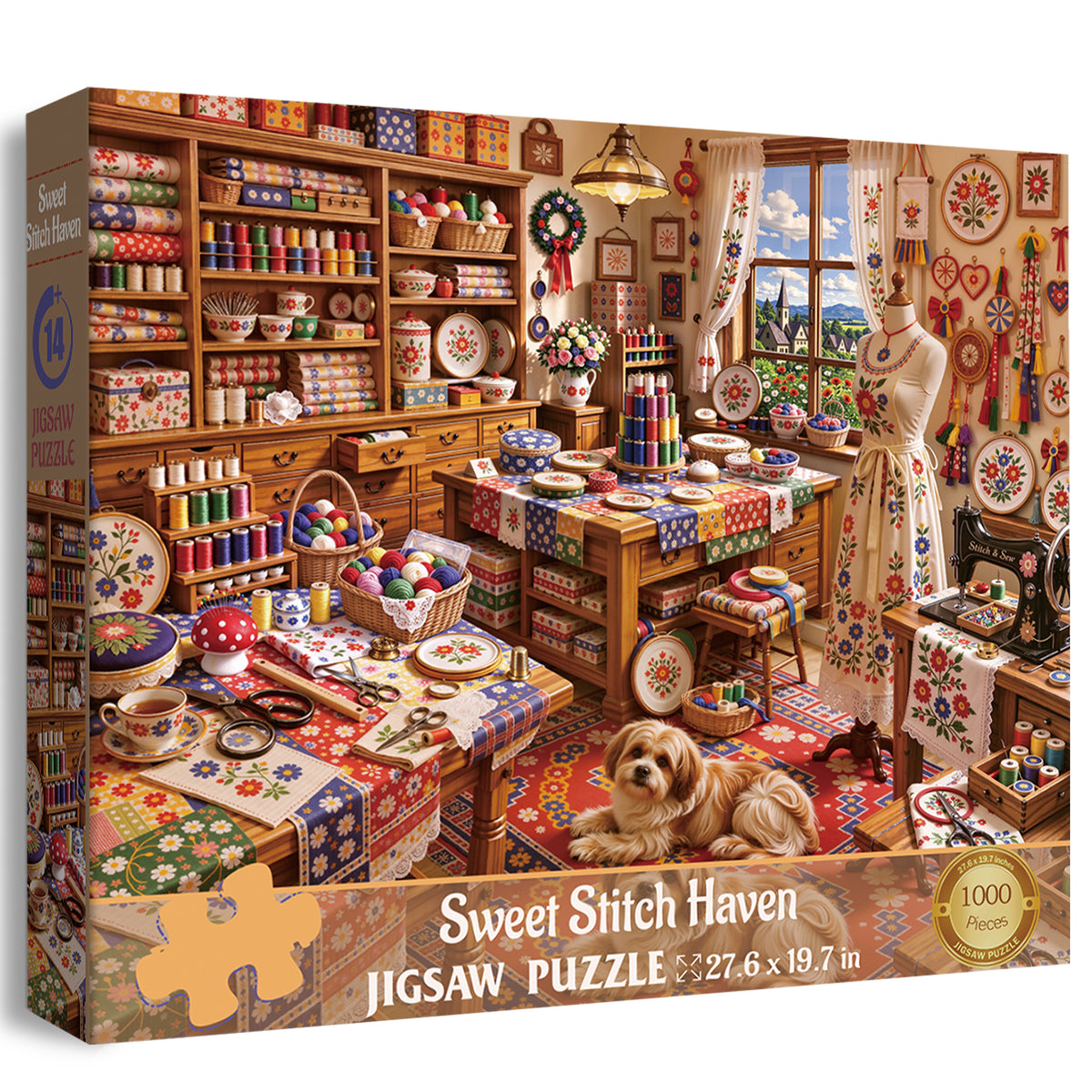 Sweet Stitch Haven Jigsaw Puzzle 1000 Piece