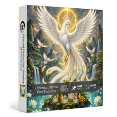 Oriental Divine Bird Painting Jigsaw Puzzle 1000 Piece