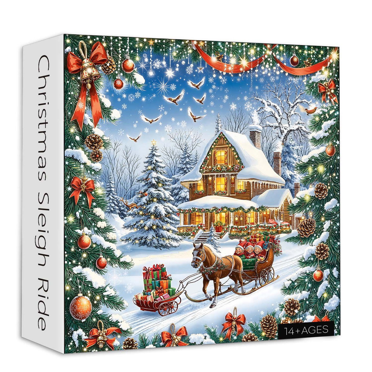 Christmas Sleigh Ride Jigsaw Puzzle 1000 Pieces