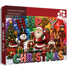 Christmas Friends Jigsaw Puzzle 1000 Piece