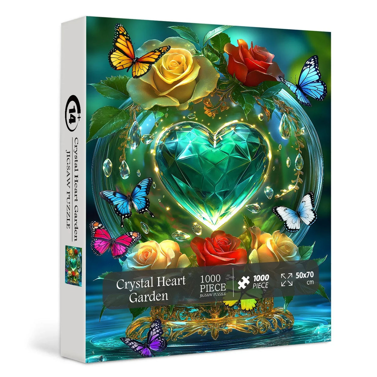 Crystal Heart Garden Jigsaw Puzzle 1000 Pieces