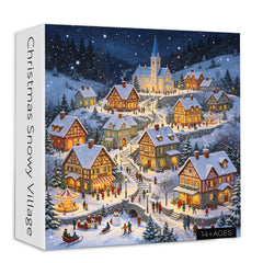 Christmas Snowy Village Jigsaw Puzzle 1000 Piece