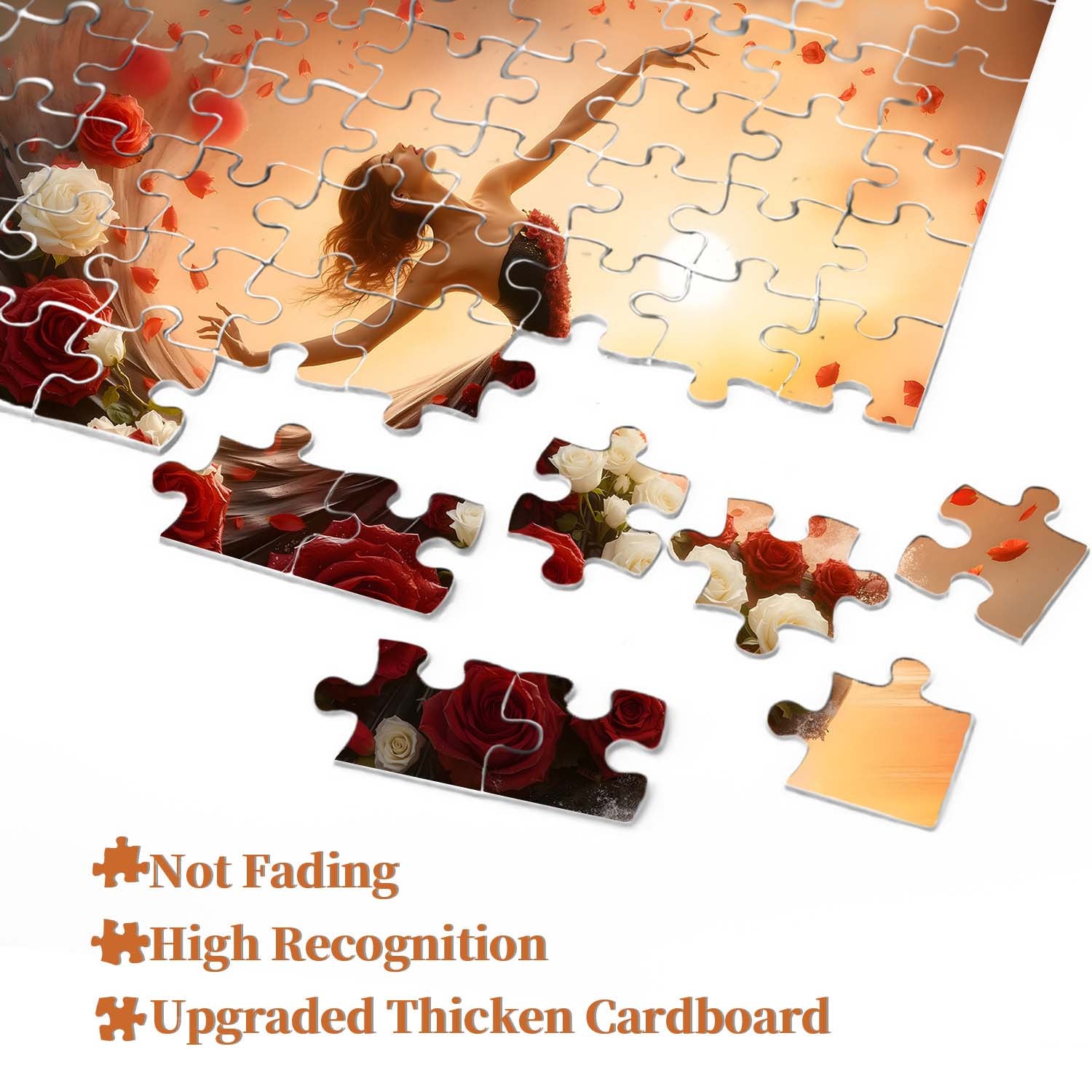 Sunset Rose Dancer Jigsaw Puzzle 1000 Pieces