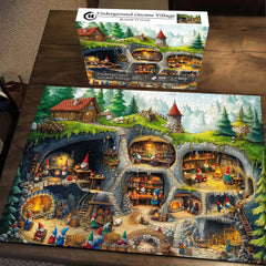 Underground Gnome Village Jigsaw Puzzle 1000 Pieces