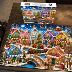 Gingerbread Town Jigsaw Puzzle 1000 Piece