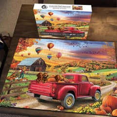 Colorful Fall Harvest Jigsaw Puzzle 1000 Pieces