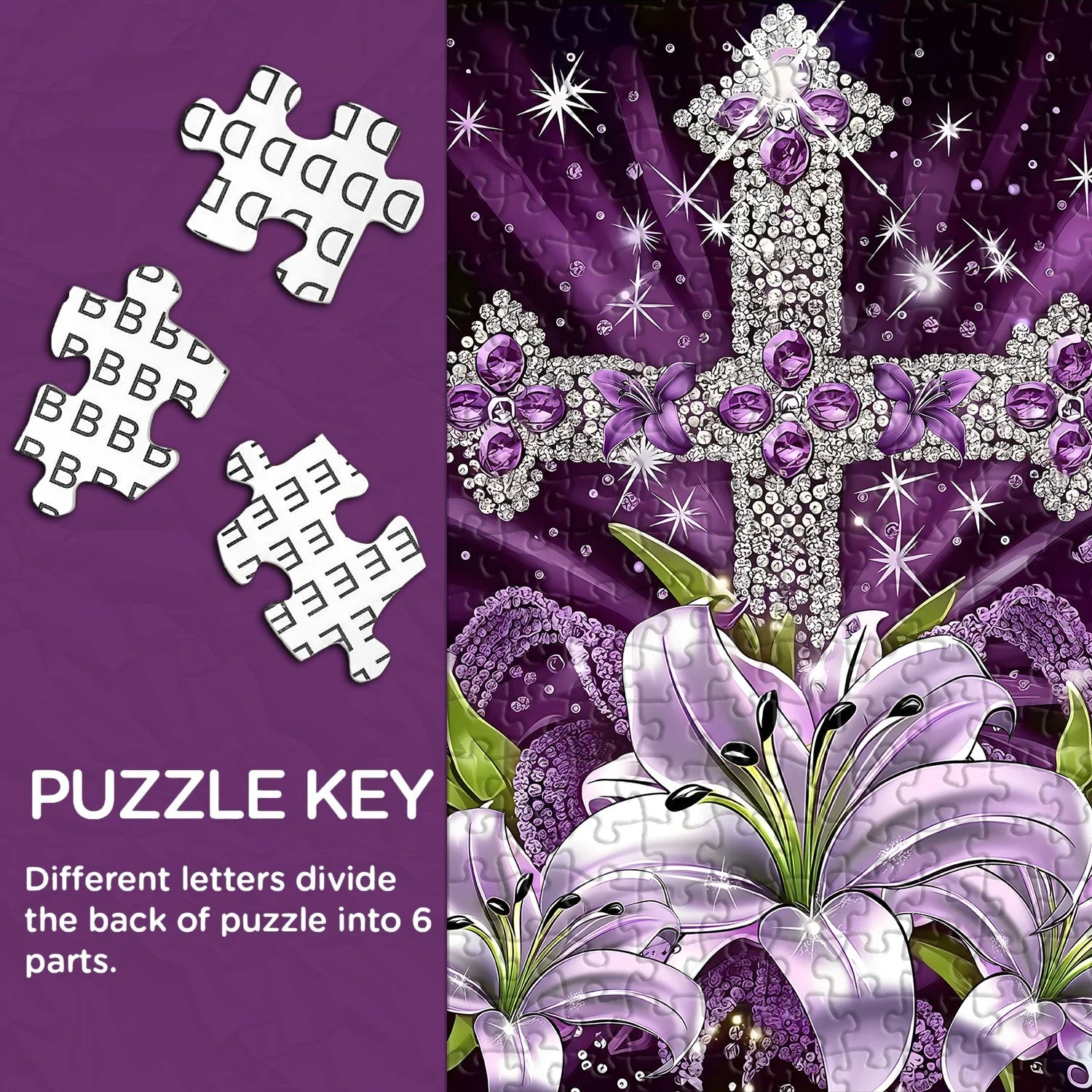 Faith And Flowers Jigsaw Puzzle 1000 Pieces