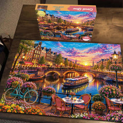 Canal Glow Jigsaw Puzzle 1000 Pieces