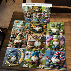 Joyful Gnome Jigsaw Puzzle 1000 Pieces