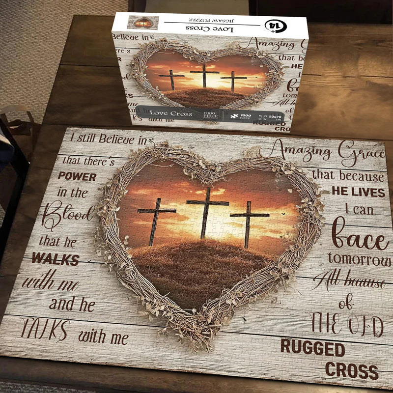 Love Cross Jigsaw Puzzle 1000 Pieces