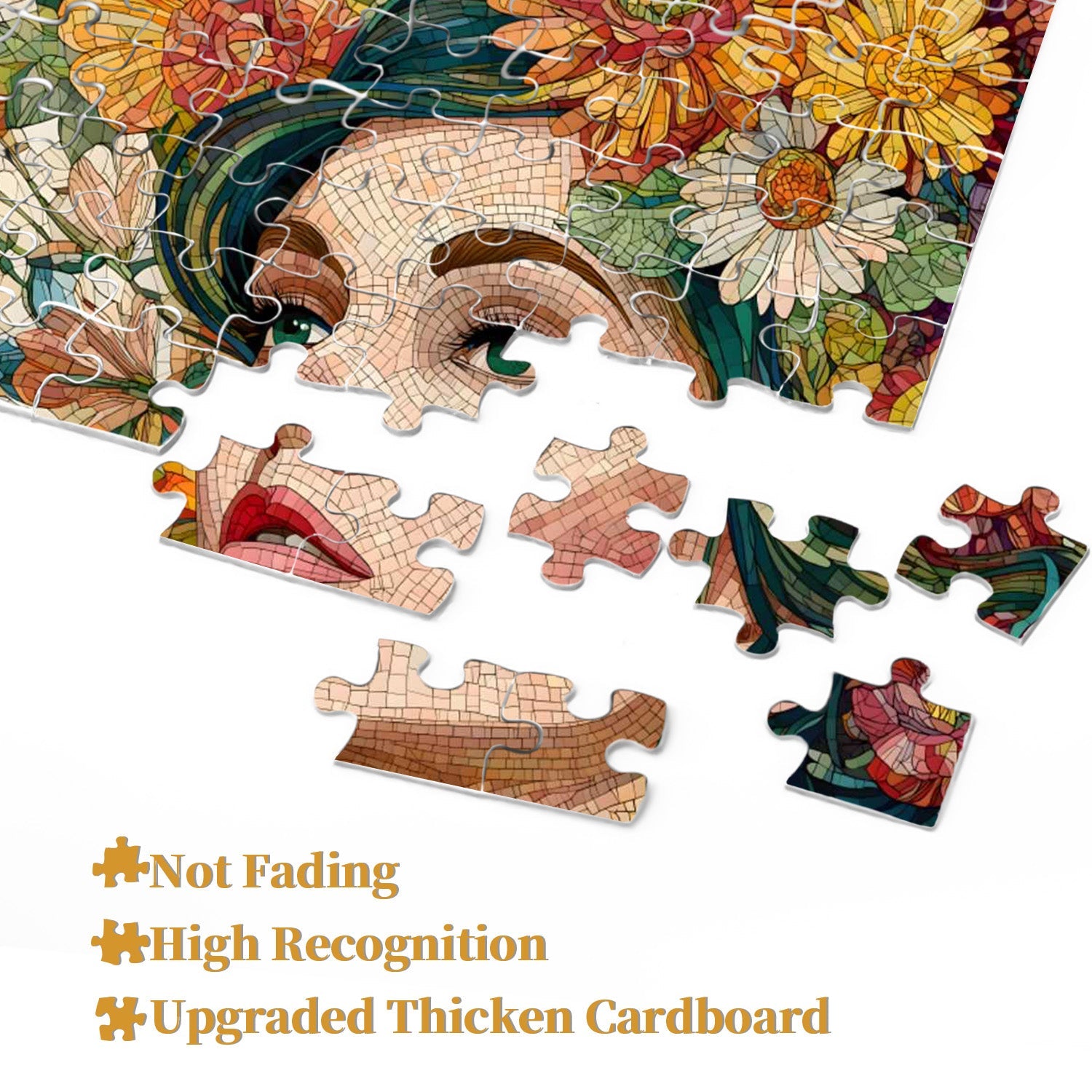 Mosaic Nymph Jigsaw Puzzle 1000 Pieces