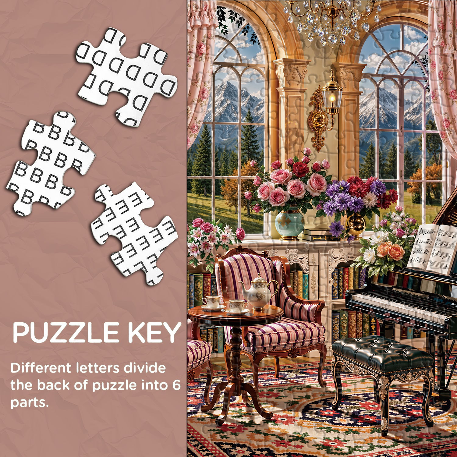 Floral Concerto Jigsaw Puzzle 1000 Piece