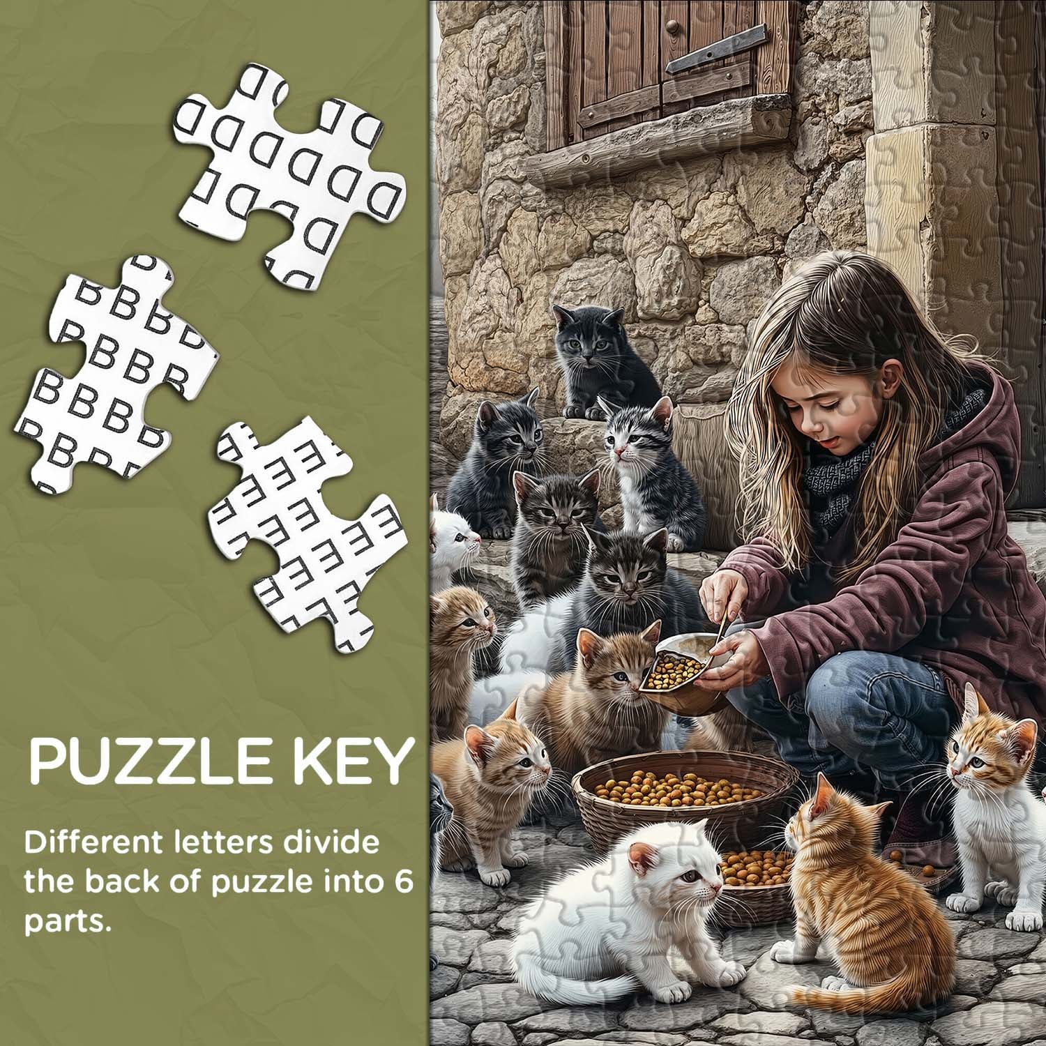 Kittens' Mealtime Jigsaw Puzzle 1000 Pieces