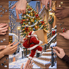 ️Christmas Gift Delivery Jigsaw Puzzle 1000 Pieces