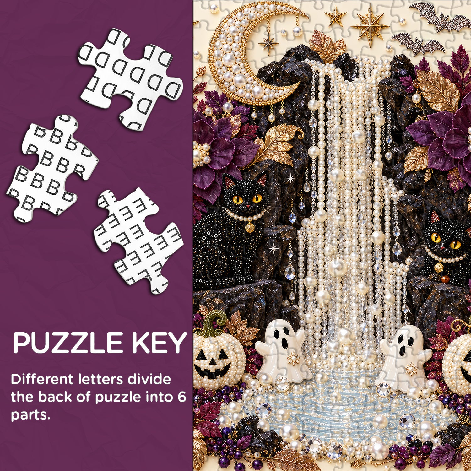 Beaded Halloween Art Jigsaw Puzzle 1000 Piece