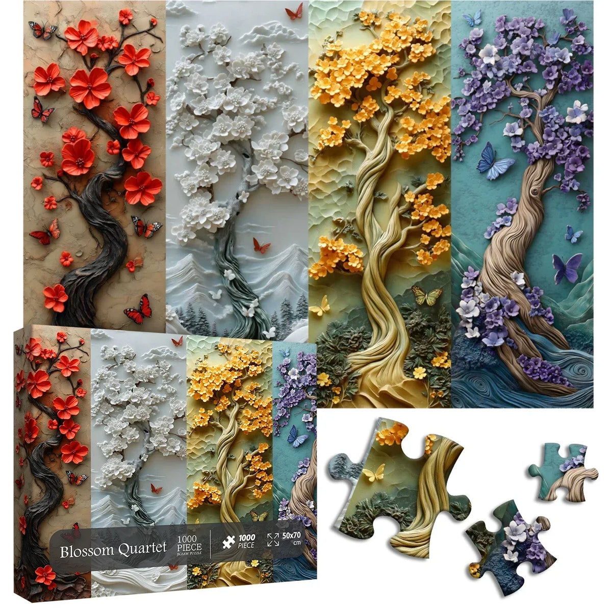 Blossom Quartet Jigsaw Puzzle 1000 Pieces
