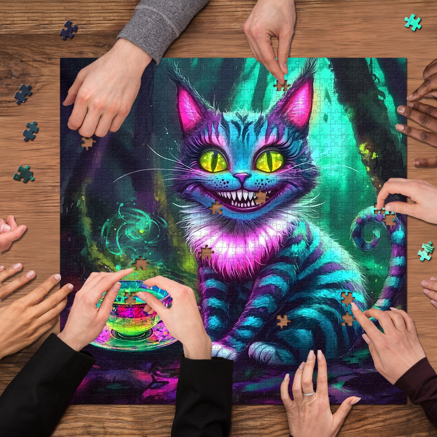 Devilish Kitten Jigsaw Puzzle 1000 Pieces