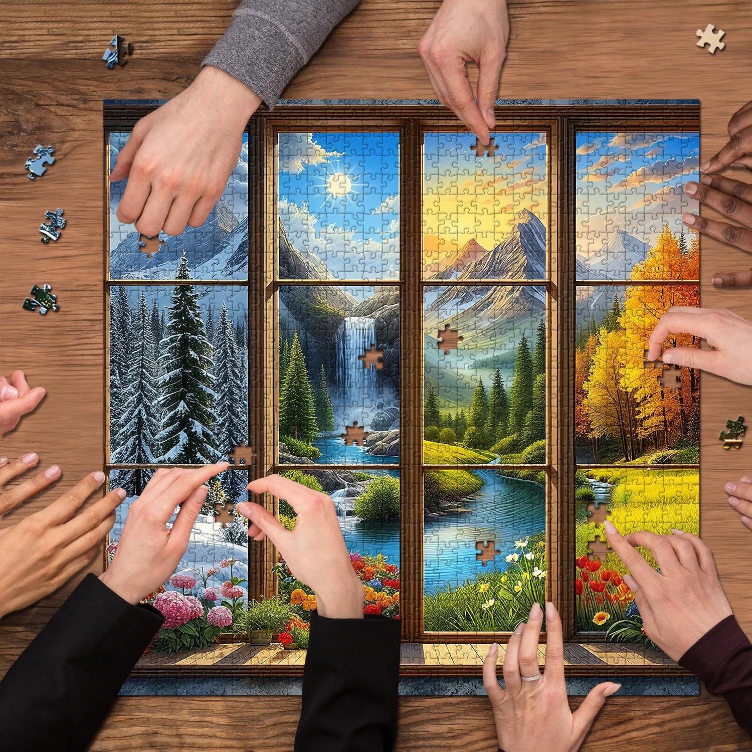 A Year in a View Jigsaw Puzzle 1000 Pieces