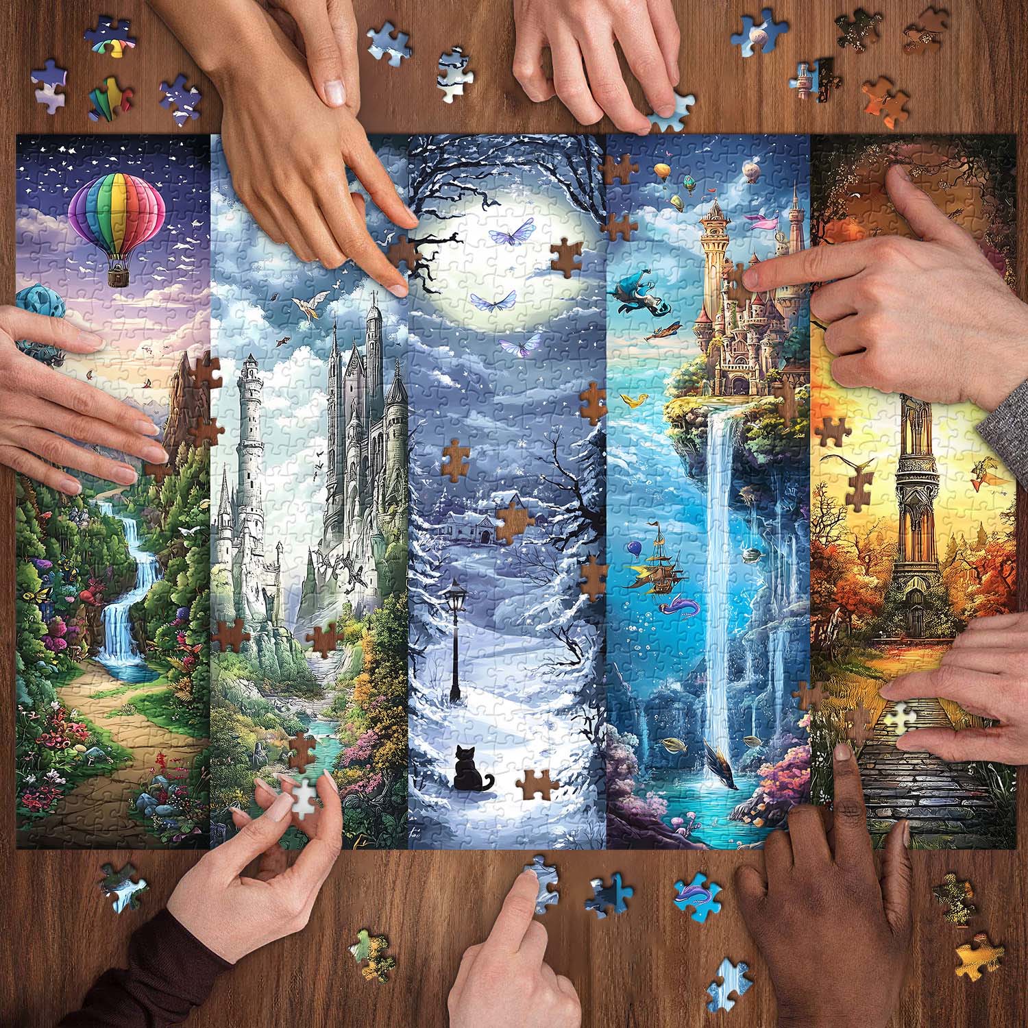 Fantasy Landscape Bookmark Jigsaw Puzzle 1000 Pieces