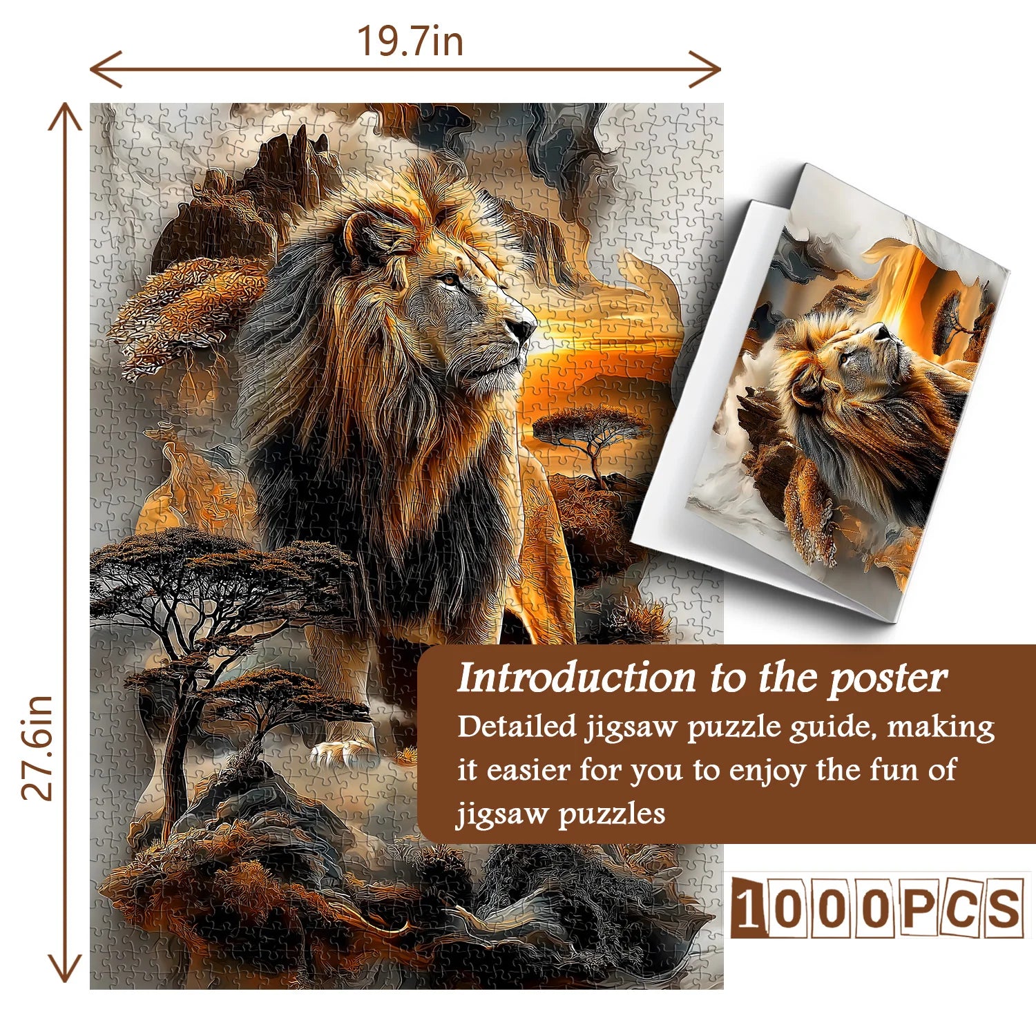 Lion Guardian Jigsaw Puzzle 1000 Pieces
