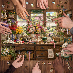 Cozy Floral Studio Jigsaw Puzzle 1000 Piece