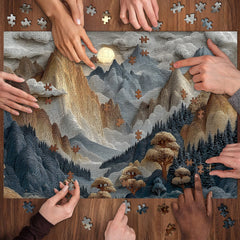 Ethereal Mountains Jigsaw Puzzle 1000 Pieces