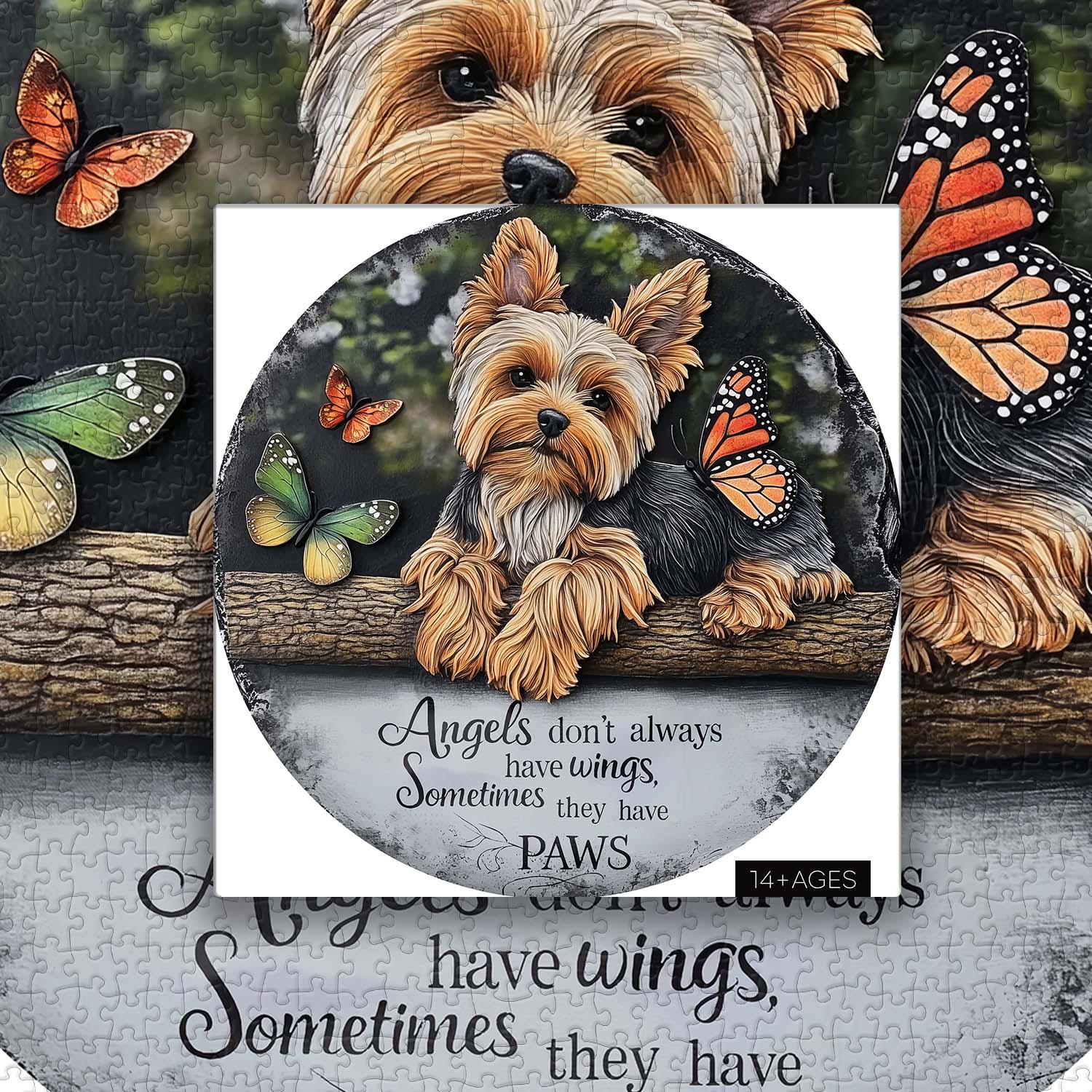 Angelic Yorkie Jigsaw Puzzle 1000 Pieces
