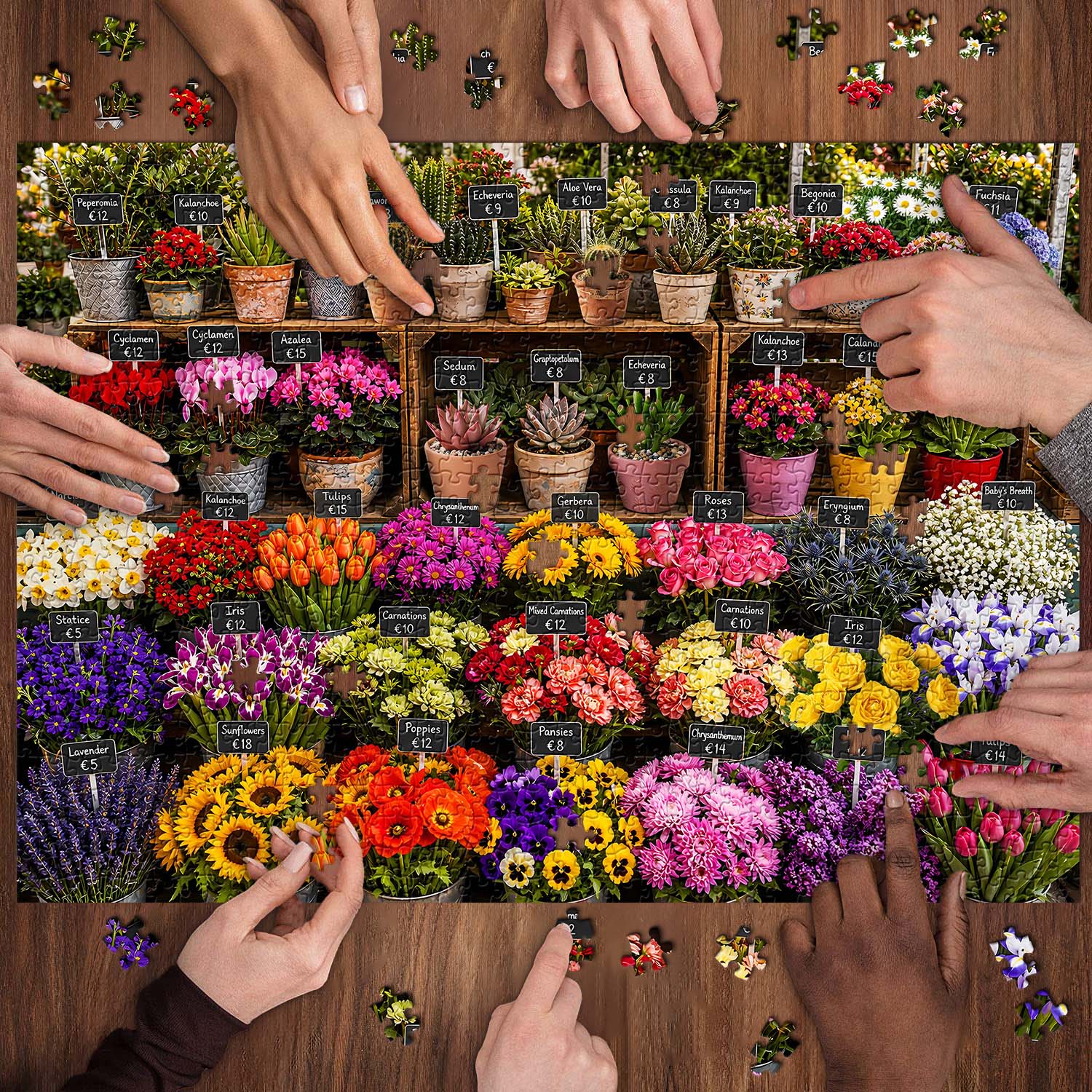 Bloom Bazaar Jigsaw Puzzle 1000 Piece