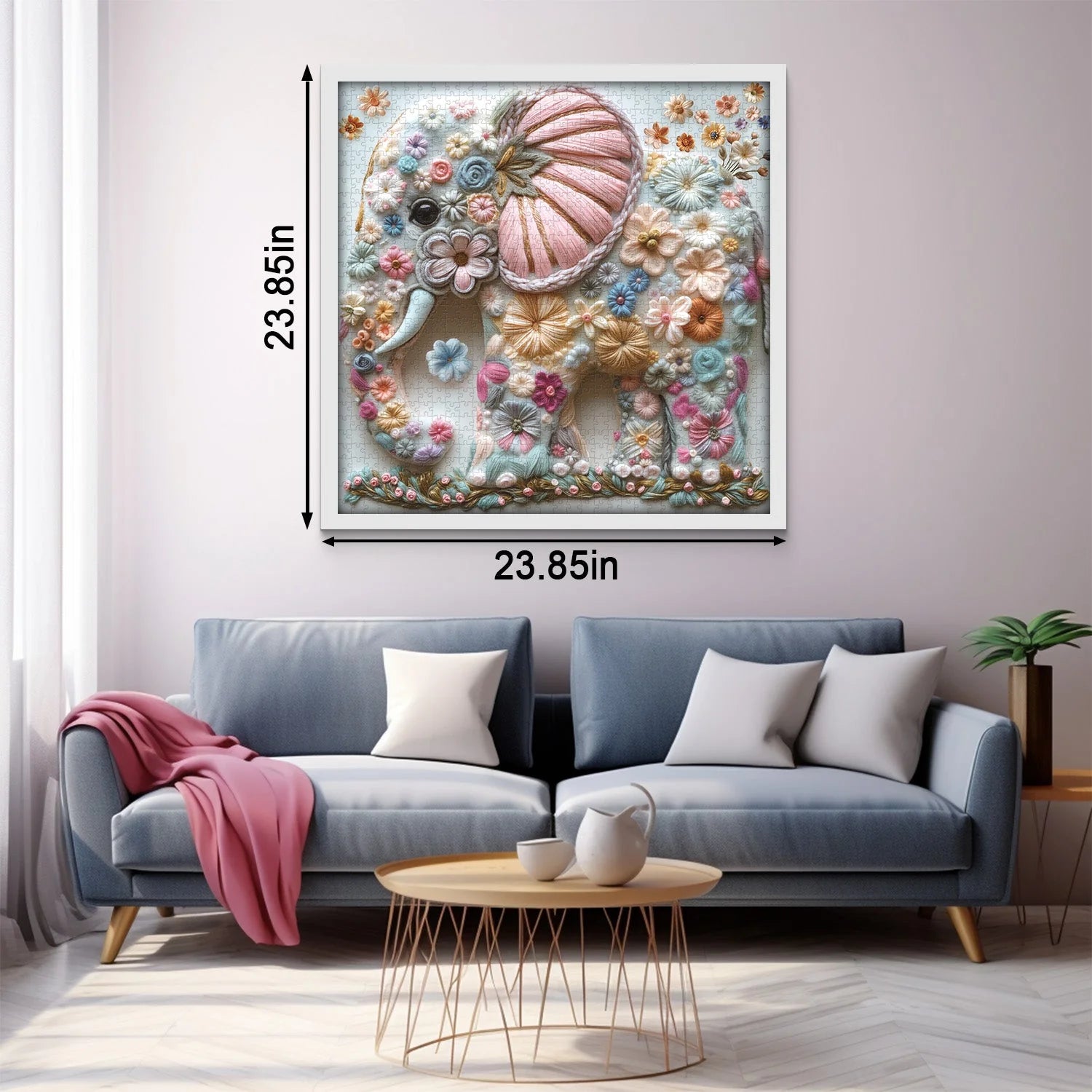 Wooly Dream Elephant Jigsaw Puzzle 1000 Pieces