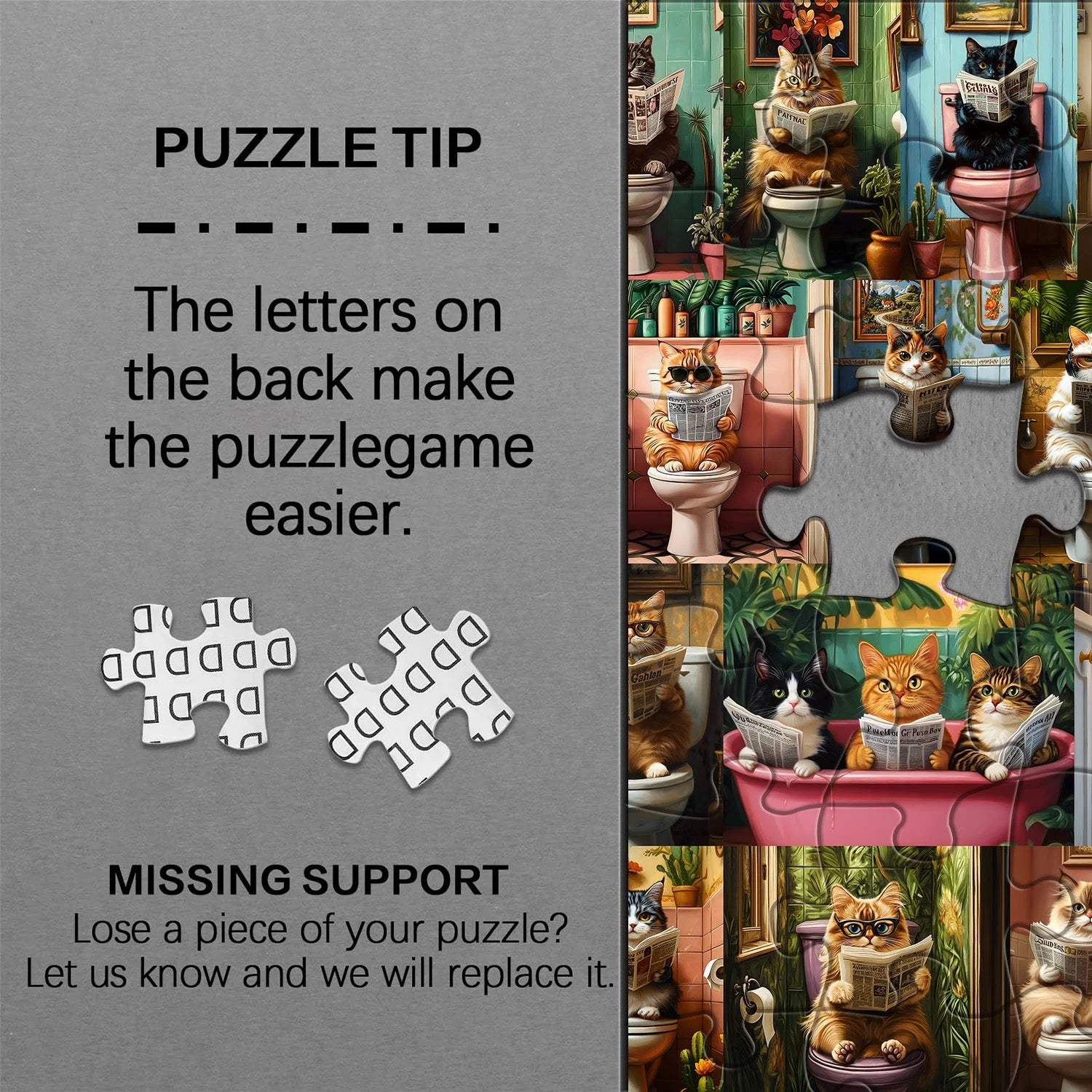 Les toilettes Times Puzzle Puzzles 1000 pièces