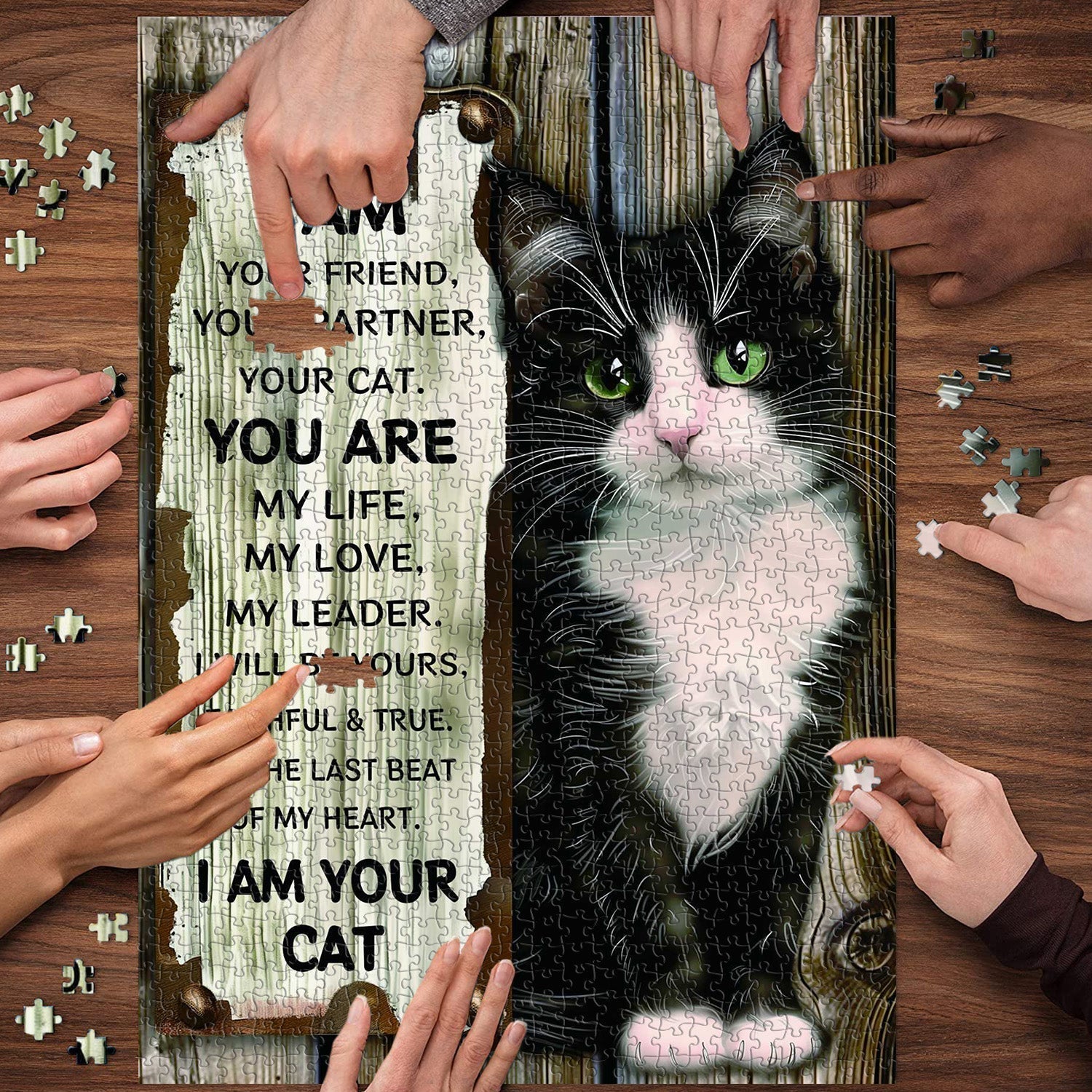 Cat's statement Jigsaw Puzzle 1000 Pieces