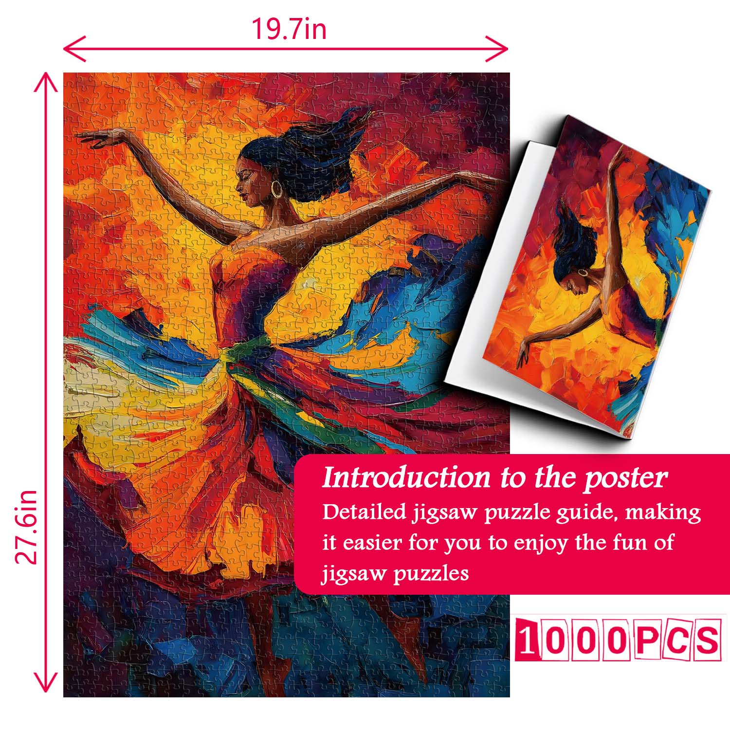 Dance of Colors Jigsaw Puzzle 1000 Pieces