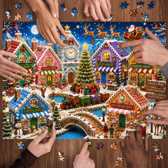 Gingerbread Town Jigsaw Puzzle 1000 Piece