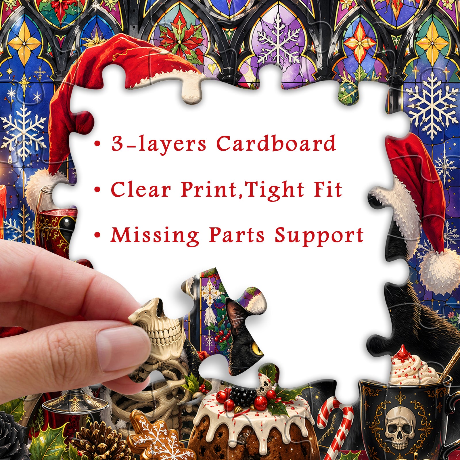 Gothic Christmas Jigsaw Puzzle 1000 Piece