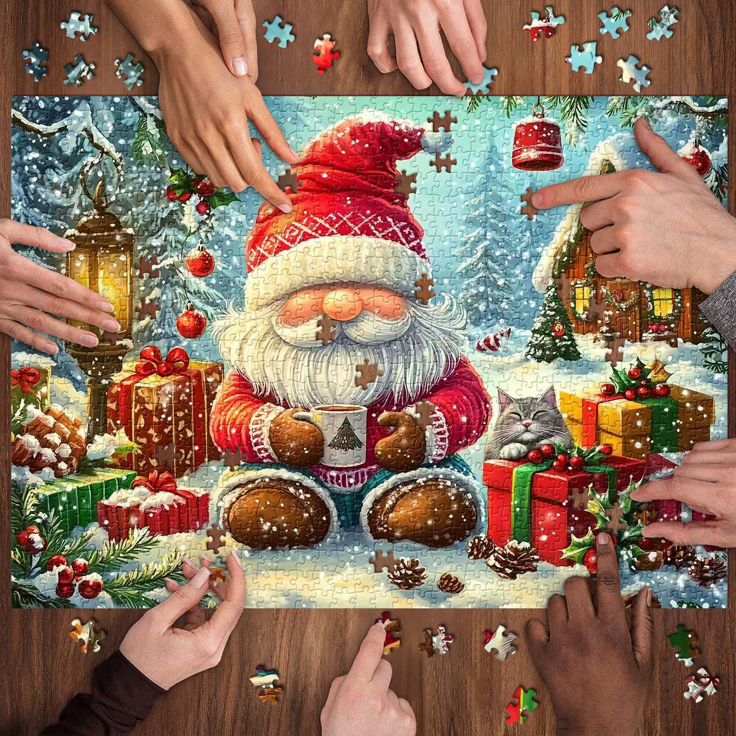 Christmas Elf Festival Jigsaw Puzzle 1000 Pieces