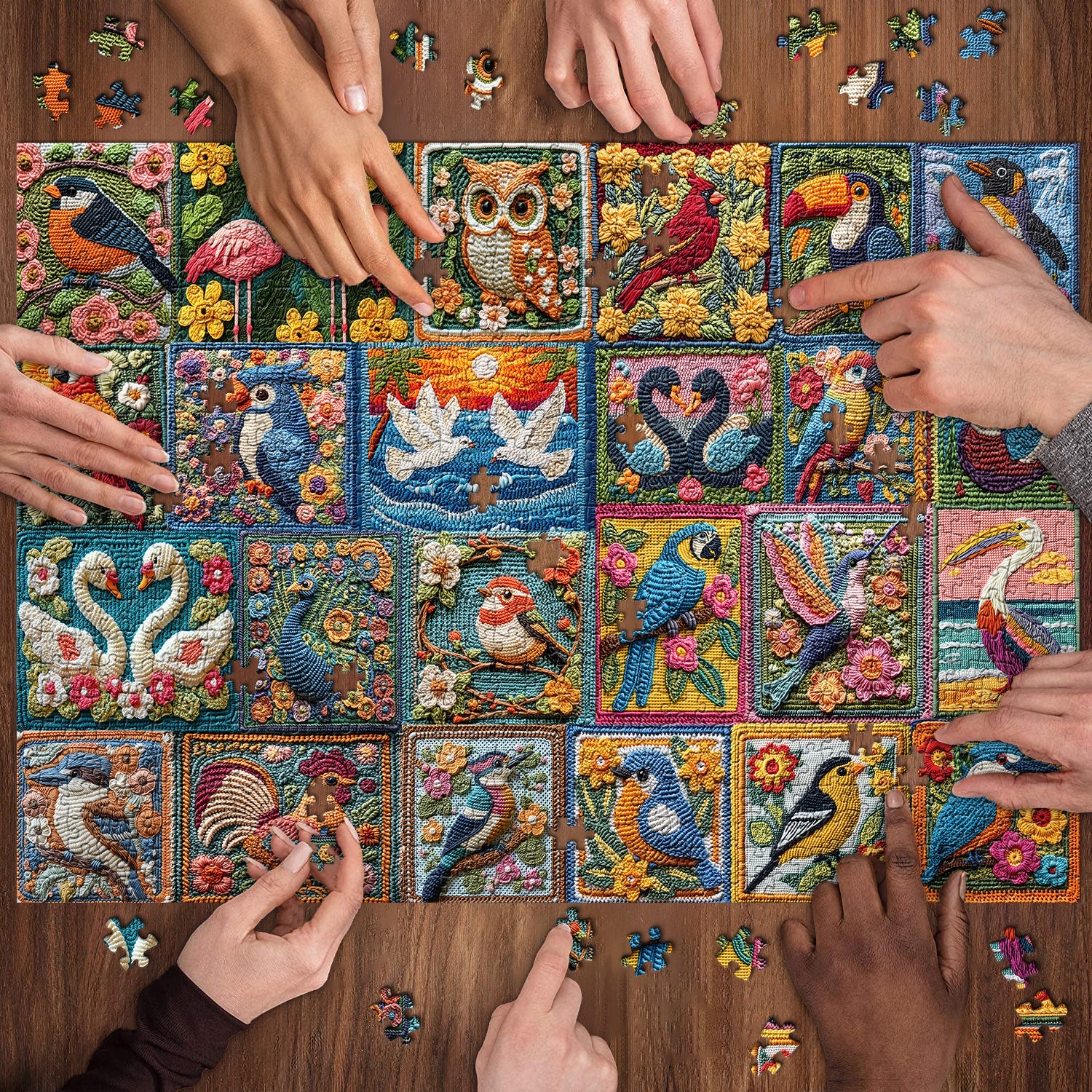 Woven Wings Jigsaw Puzzle 1000 Pieces