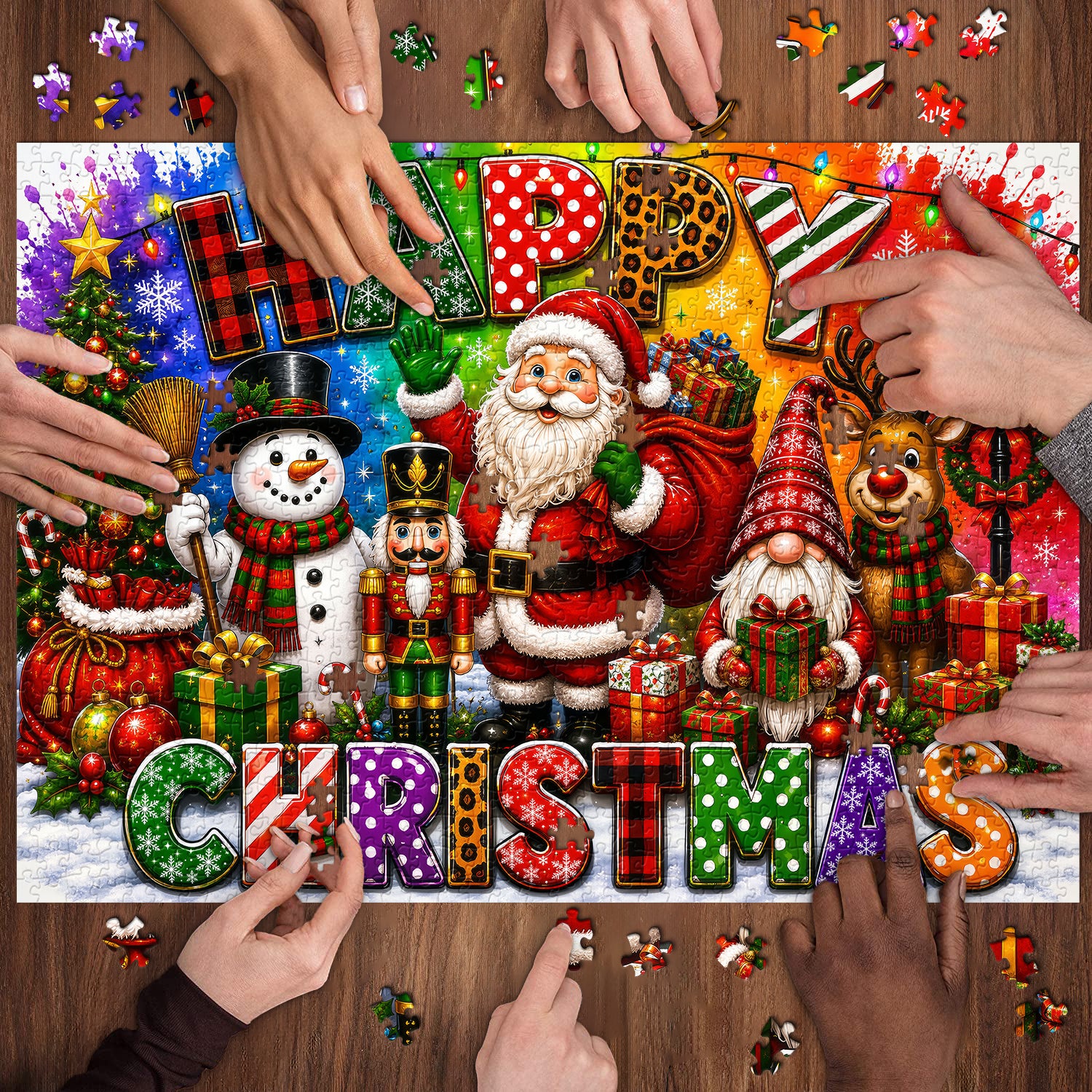 Christmas Friends Jigsaw Puzzle 1000 Piece