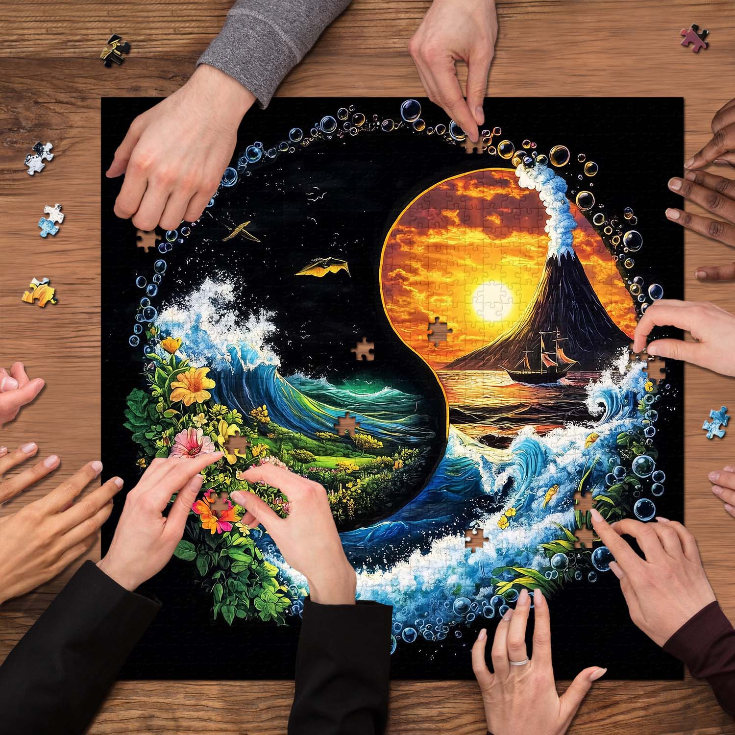 Nature's Contrast Jigsaw Puzzle 1000 Pieces