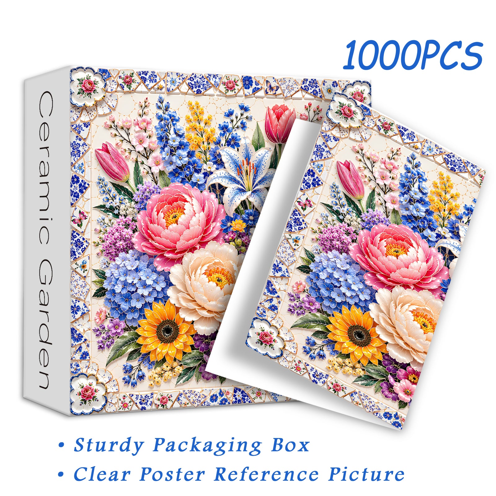 Ceramic Garden Jigsaw Puzzle 1000 Piece