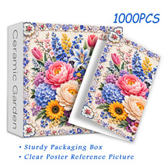 Ceramic Garden Jigsaw Puzzle 1000 Piece