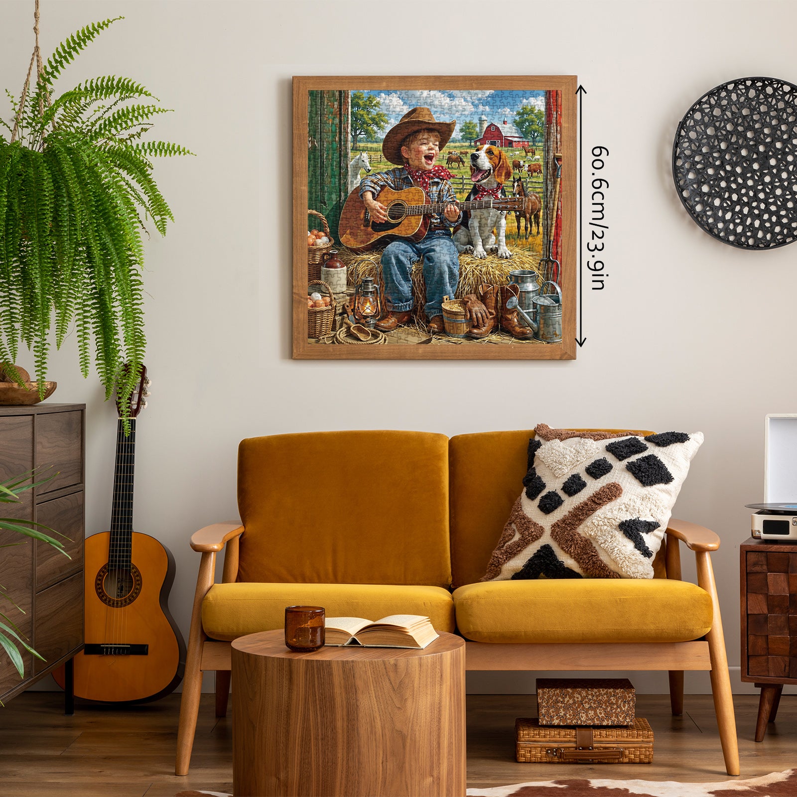 Cowboy Strums Jigsaw Puzzle 1000 Piece