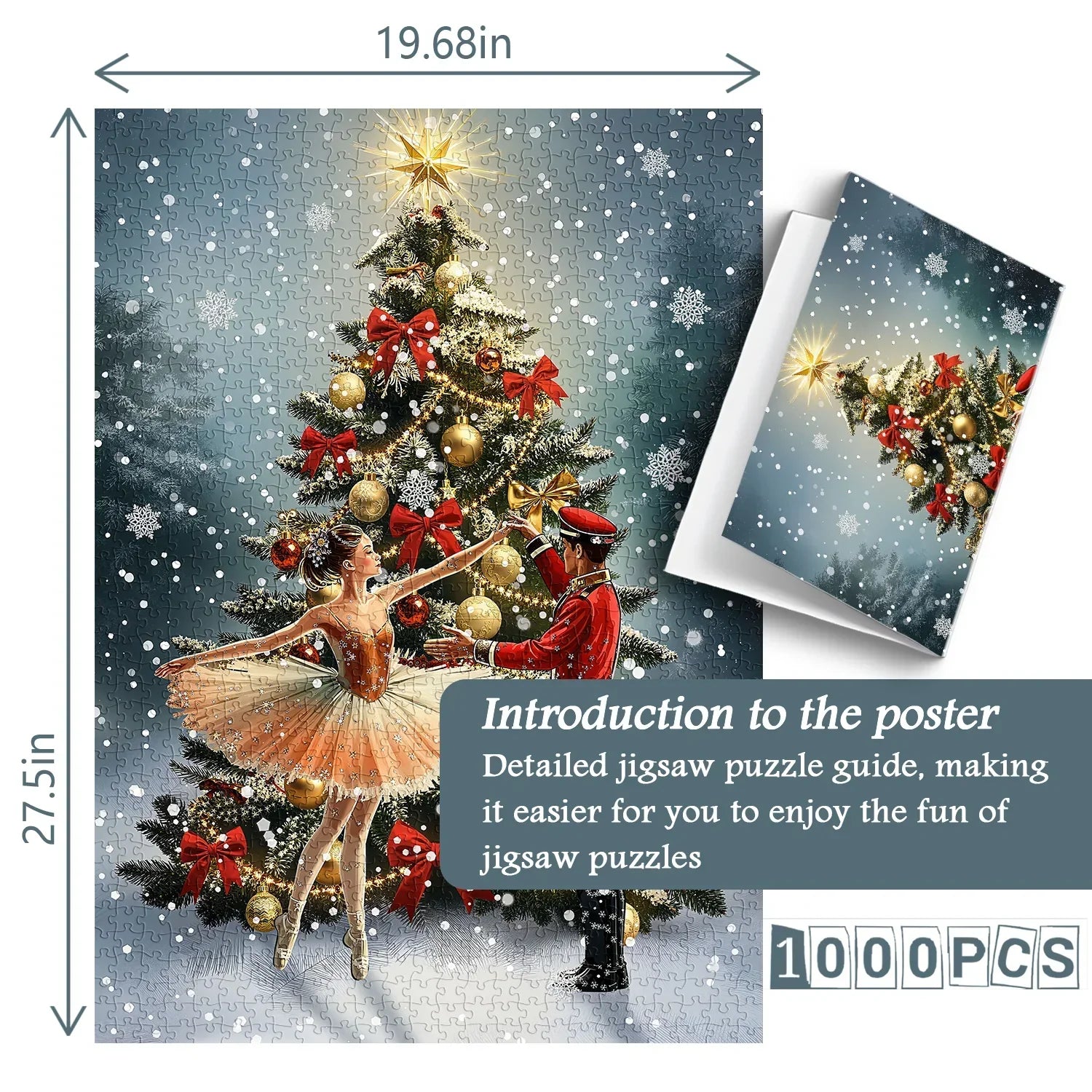 Starry Christmas Dance Jigsaw Puzzle 1000 Pieces