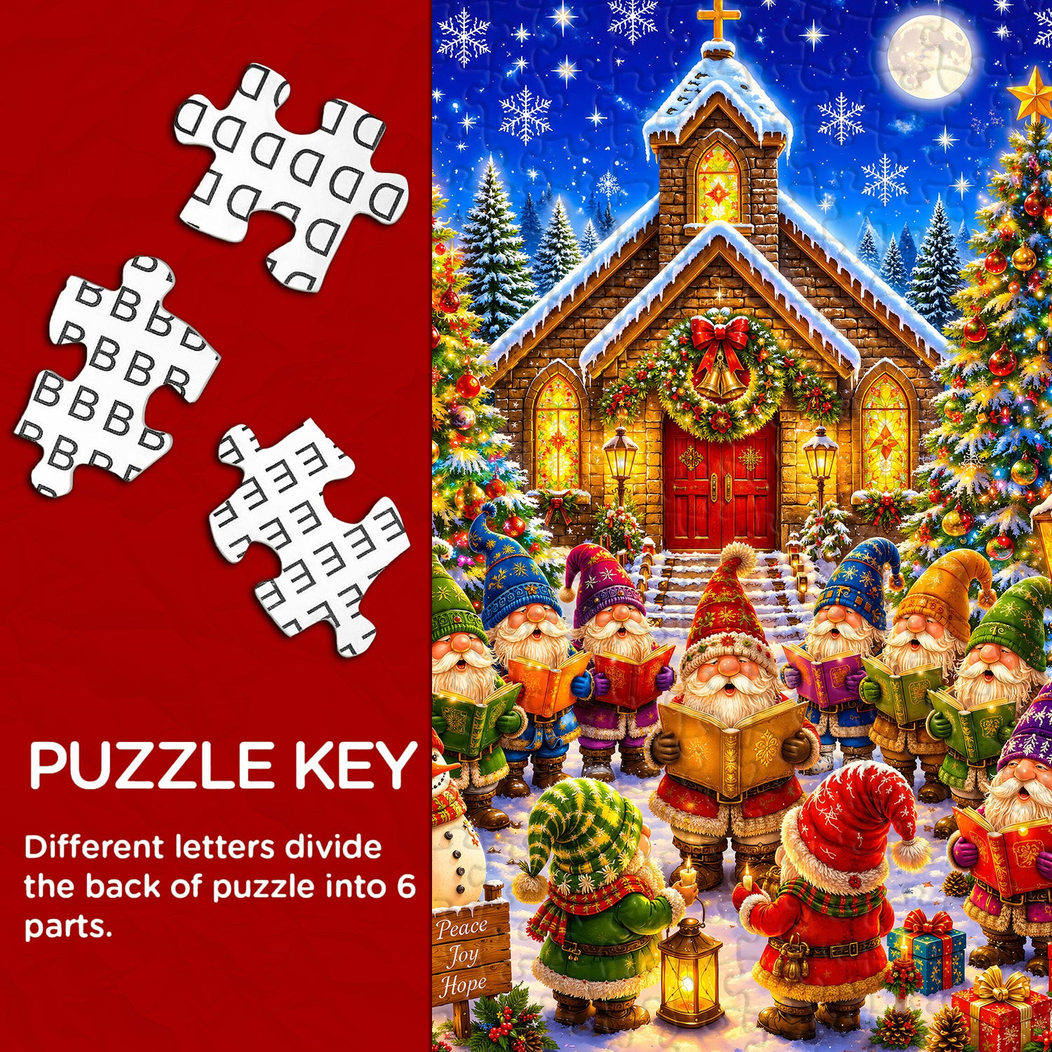Christmas Gnome Village Jigsaw Puzzle 1000 Piece