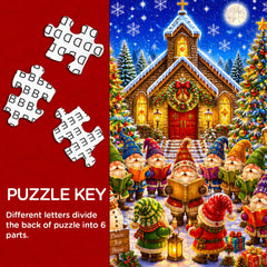 Christmas Gnome Village Jigsaw Puzzle 1000 Piece