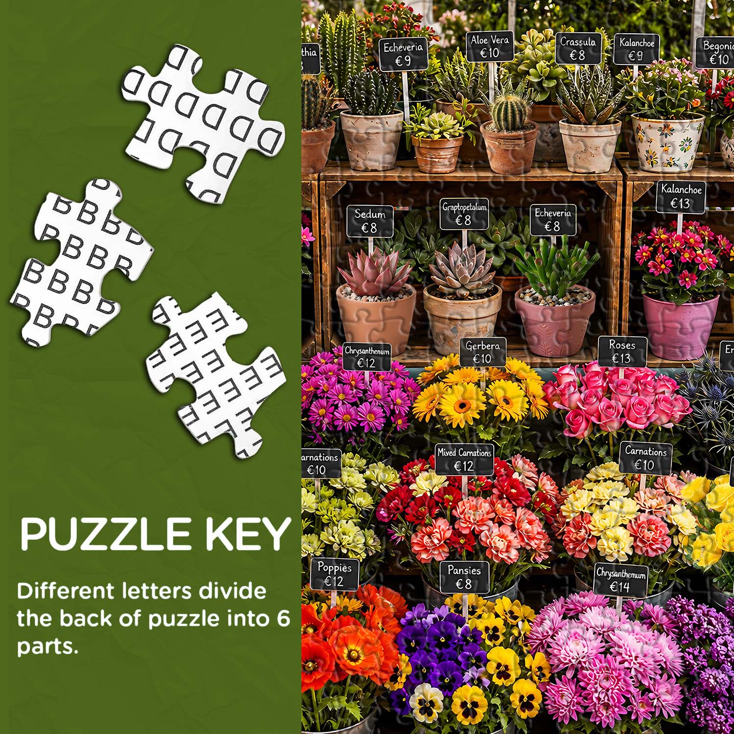 Bloom Bazaar Jigsaw Puzzle 1000 Piece